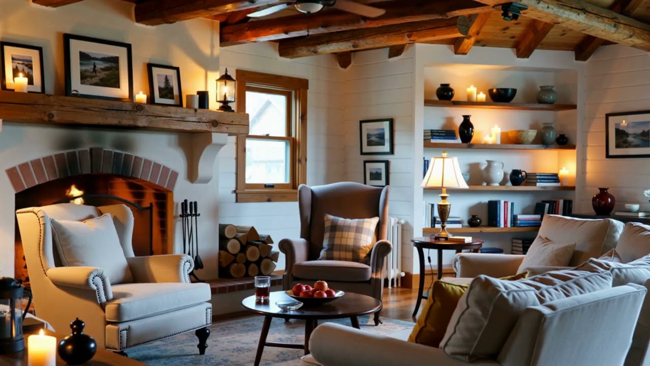 Cozy Folk at Home 🍂  Warm Acoustic & Calm Ambience