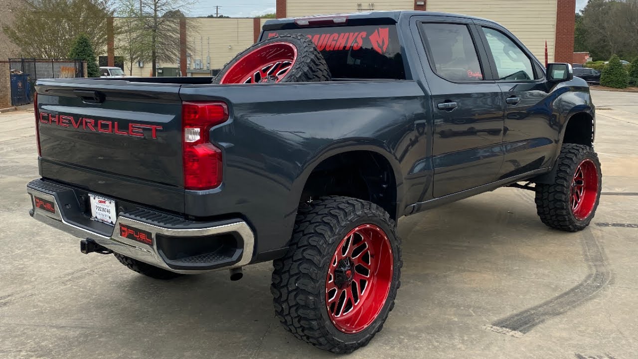 Lifted 2020 Silverado on Candy Red 24s and 37s! Off Road Edition!