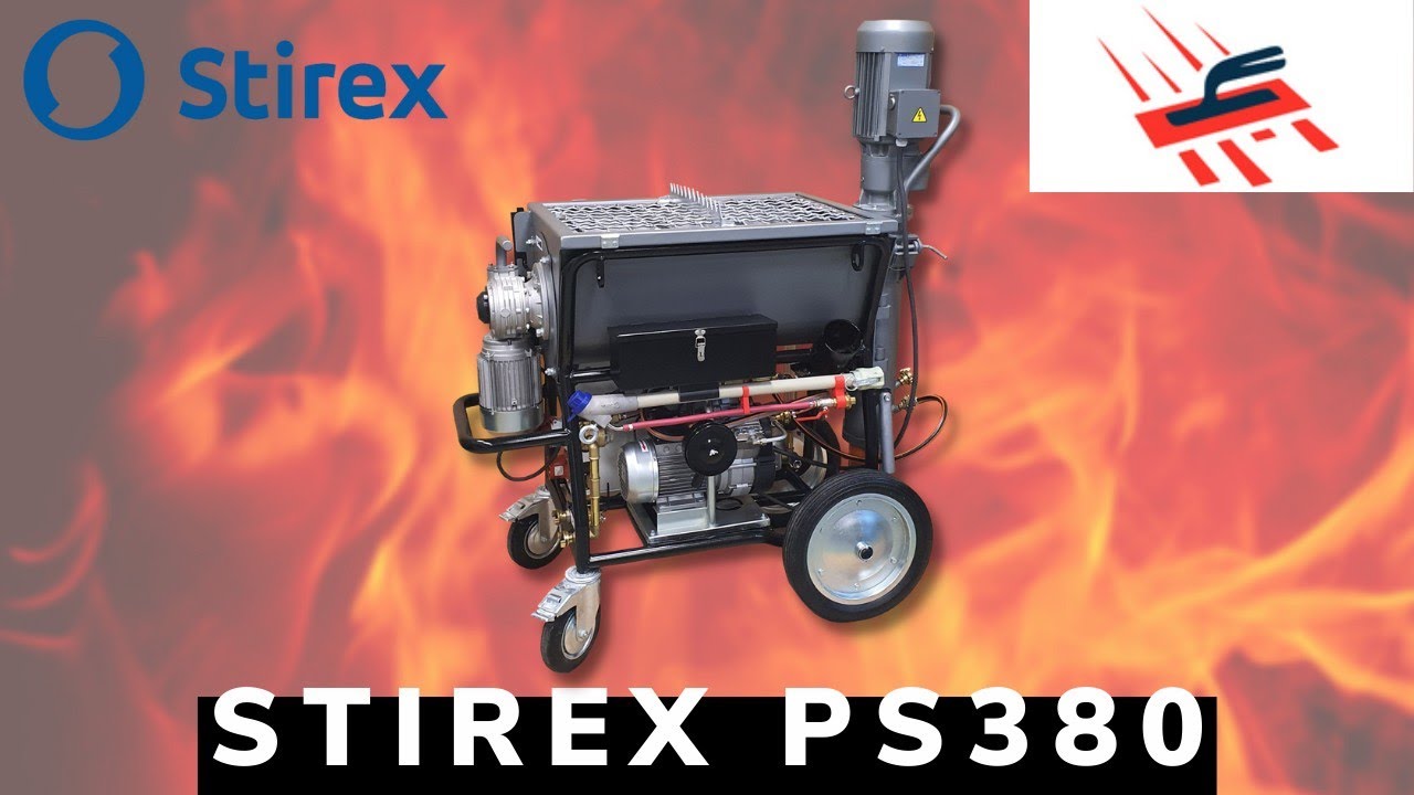 ПОЛНЫЙ ОБЗОР НА ШТУКАТУРНУЮ СТАНЦИЮ Stirex PS380