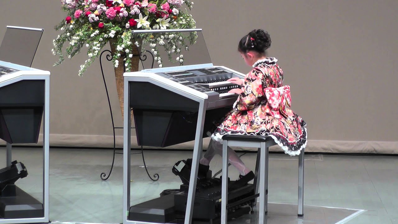 エレクトーン　150322 YAMAHA ＪＥＦ全店大会　金賞　「大和」(YAMATO)　J専3年・8歳(8 years old)　エレクトーン