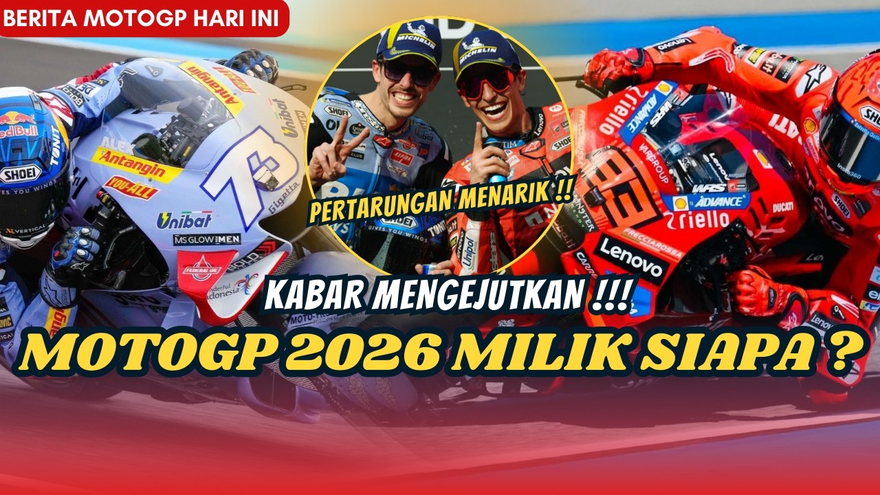 🔴GEMPAR‼️ALEX MARQUEZ RESMI TANTANG MARC‼️PERANG SAUDARA SIAP GUNCANG MOTOGP 2026⁉️BERITA MOTOGP