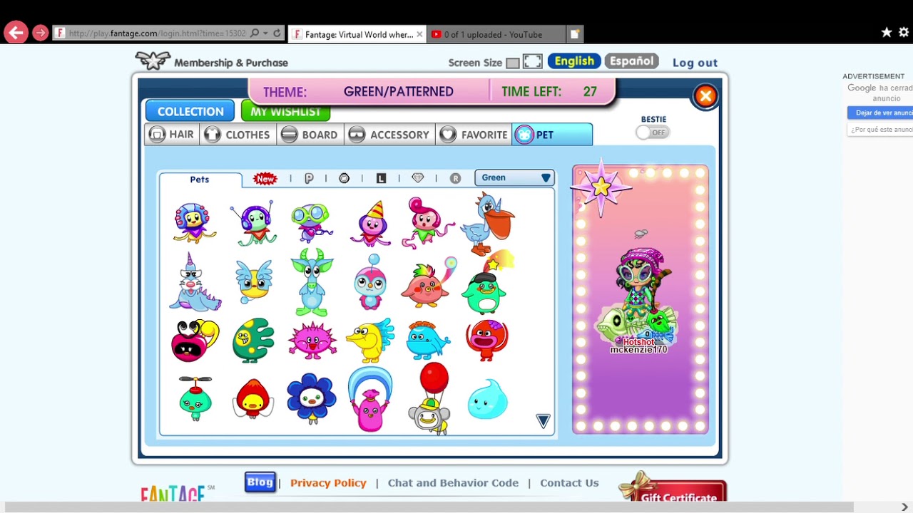 Fantage Fashion Show (Final Days)