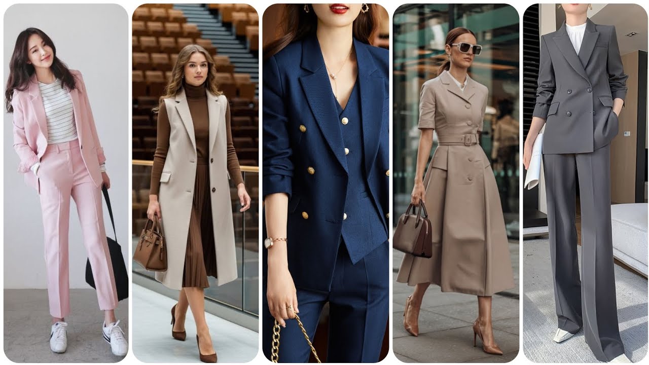 Working Women Fashion | Classy, Trendy & Professional Office Outfits (Different Countries)