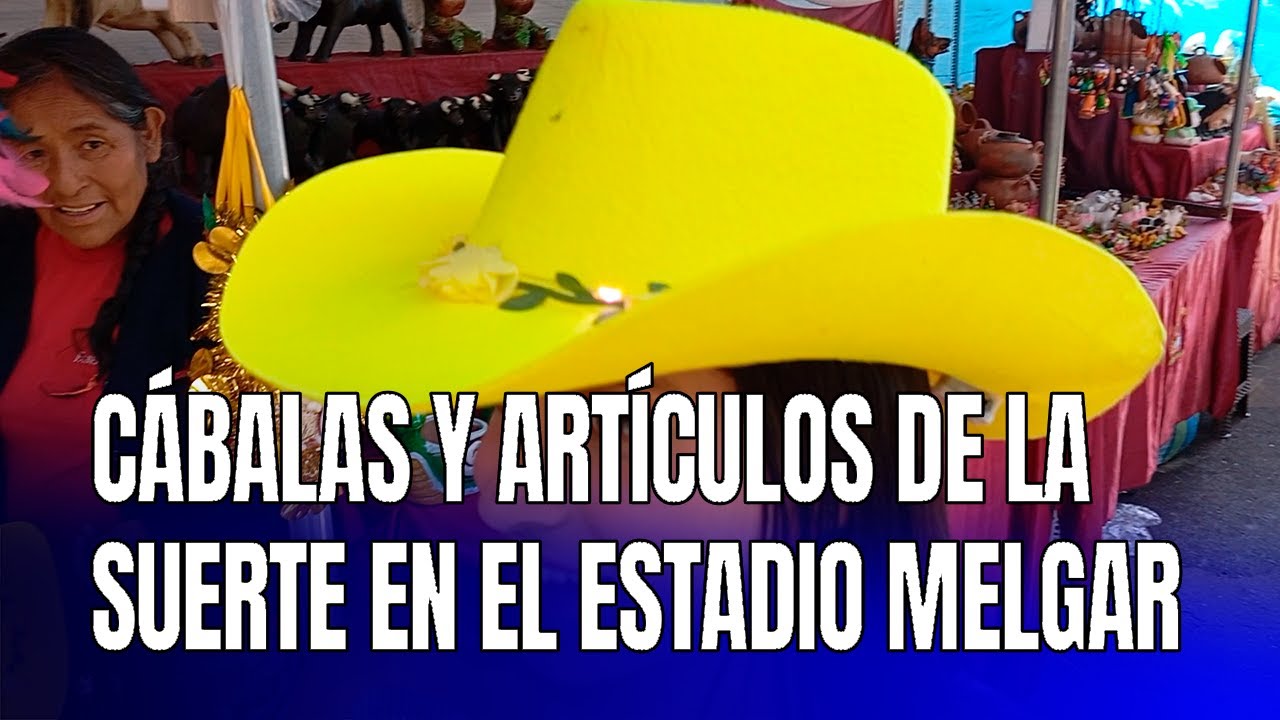 Feria del Estadio Melgar se llena de cábalas para recibir el 2026