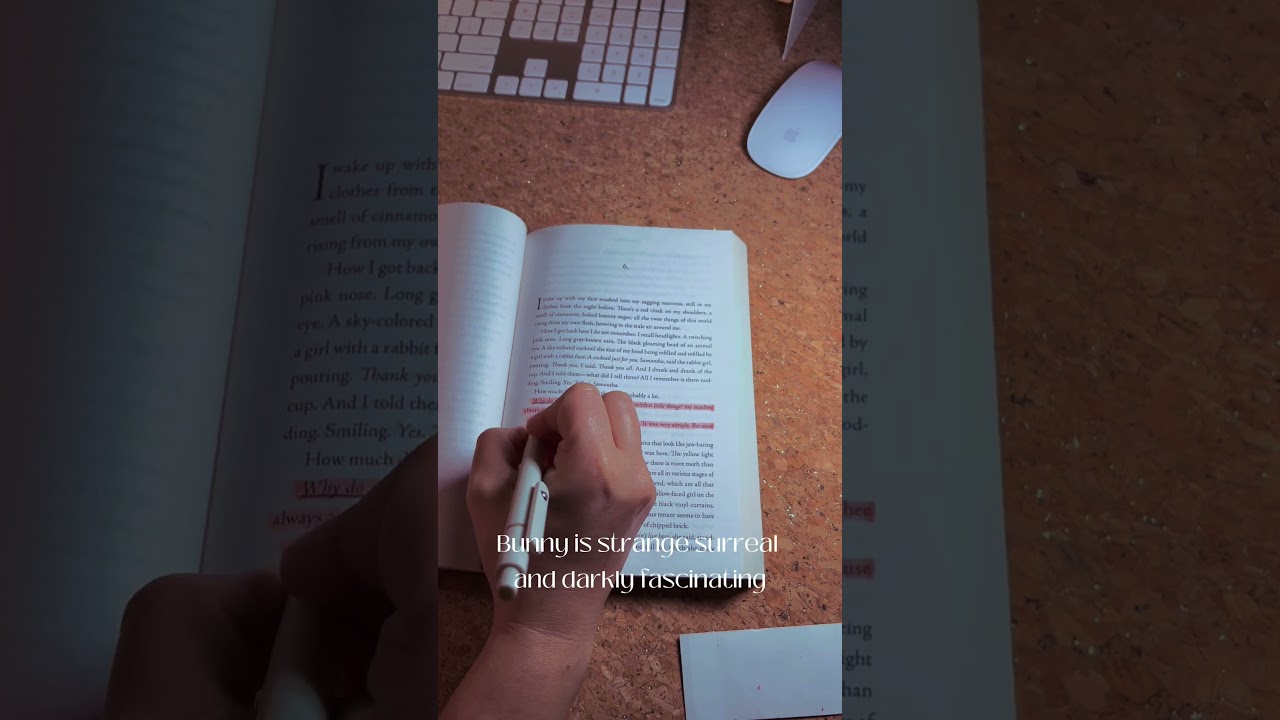 Convincing you to read Bunny by Mona Awad with one quote #weirdbooks #weirdgirlsbooks #bookquotes