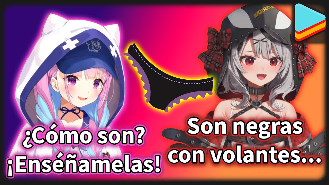 ¡Aqua consigue el color real de las bragas de Chloe! | Hololive en español