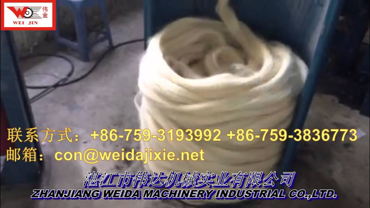 sisal production line equipment/sisal fiber to making sisal yarn