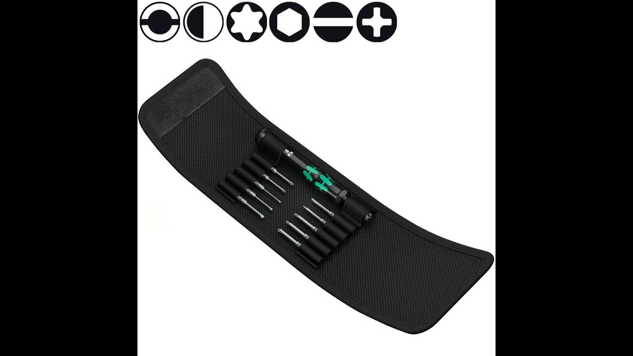 Прецизионные отвертки WERA Kraftform Kompakt Micro Set - MITEX