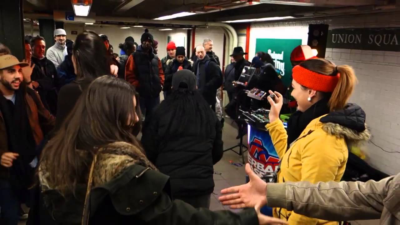VERBAL ASE Union Square Subway Dance Party Busted