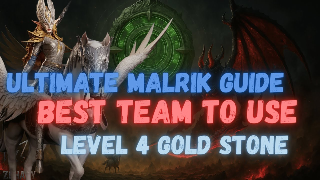 #1 Meta Malrik Team | Malrik Halls of Illusion Guide | Level 4 Gold Stone | Pt.1 | Watcher of Realms