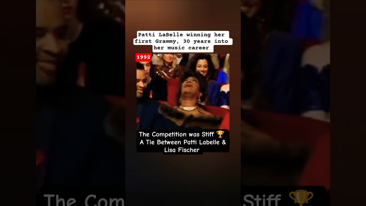 A Tie: Patti LaBelle & Lisa Fischer Win Their 1st Grammy | The Competition Was Stiff! #Grammys