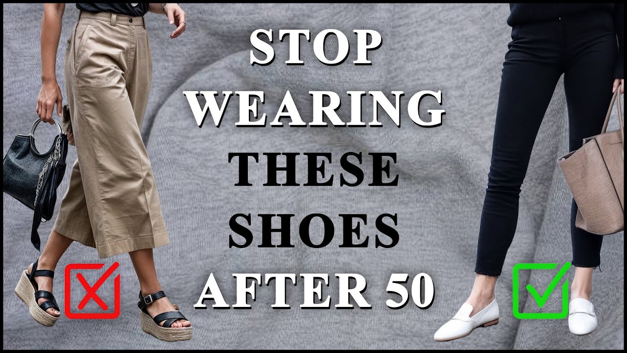 The 12 BIGGEST Shoe MISTAKES Women Over 50 Make (And What to Wear Instead)