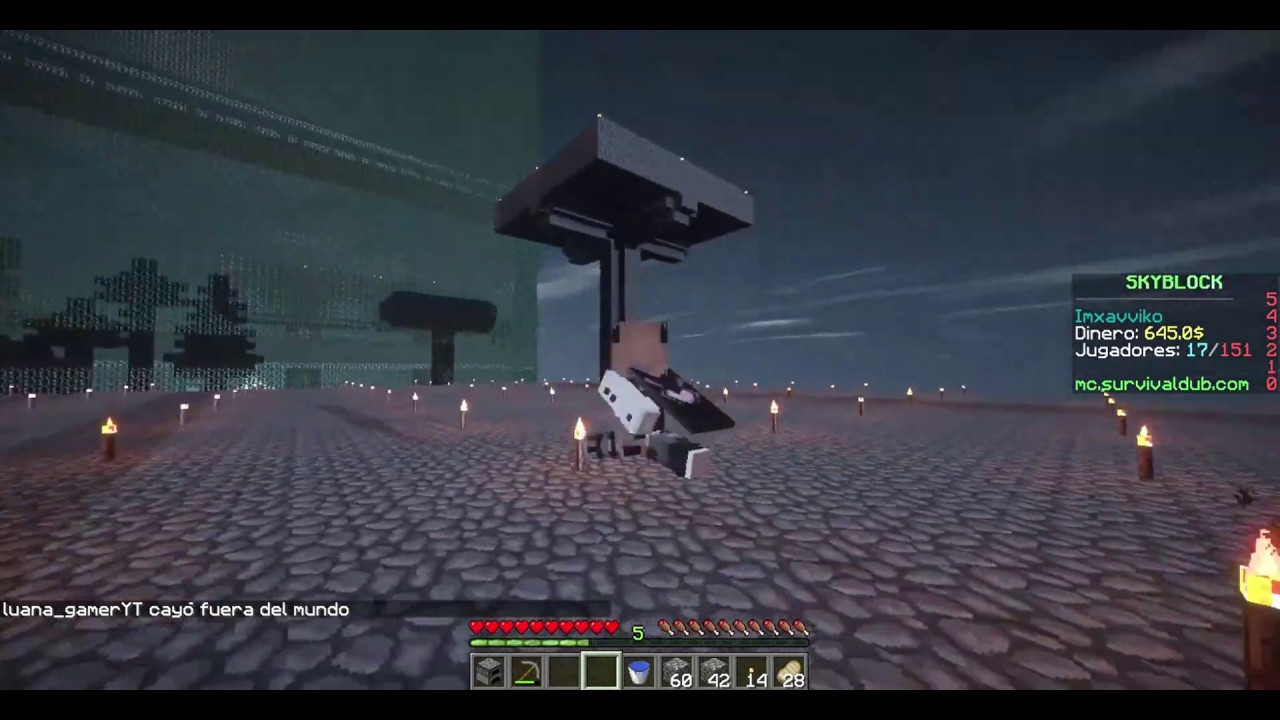 SkyBlock desde Cero - Ep. 3 Haciendo una MobTrap en SurvivalDub