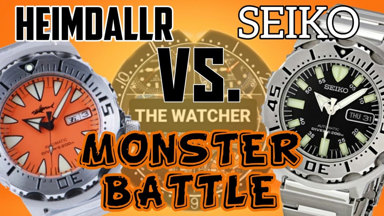 ⭐Heimdallr VS. Seiko - Monster Battle!⭐ Full comparison | The Watcher