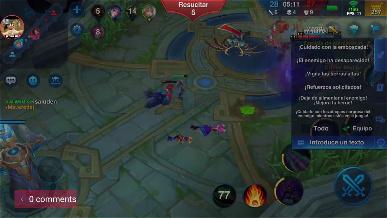 Transmisi&oacute;n en directo Juan destroyer