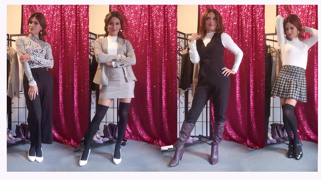 H&M Fall Fashion Haul: Crossdress Male to Female Transformation (pt.2)