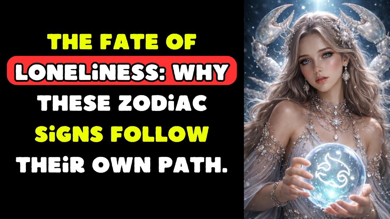 The fate of loneliness: why these zodiac signs follow their own path.