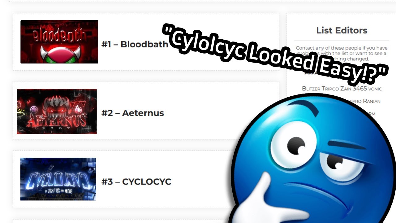 Non geometry dash players rank extreme demons (and 3 impossible levels)