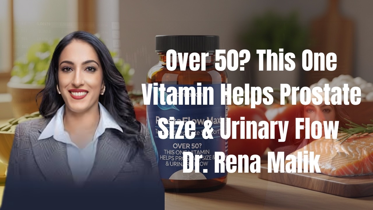 Over 50? This One Vitamin Helps Prostate Size & Urinary Flow | Dr. Rena Malik