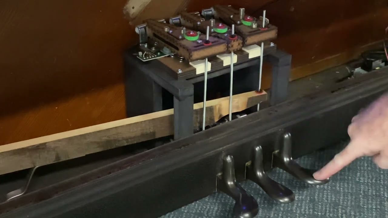 Acoustic to Digital Piano Pedal Conversion kit by Ragland Piano