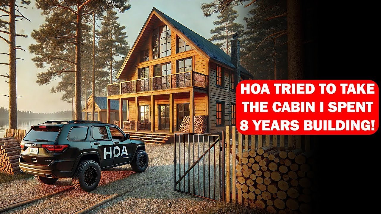 I spent 8 years building a remote lakeside cabin—then a nearby HOA tried to take it from me!