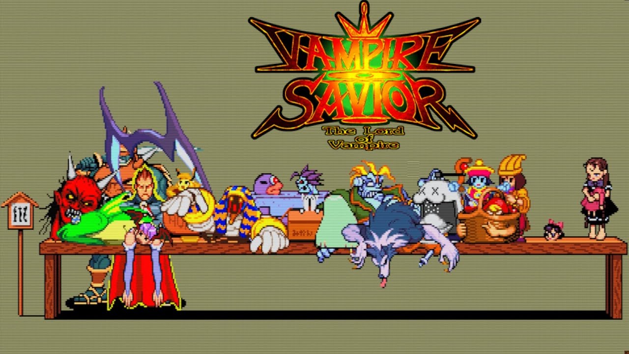 ヴァンパイアセイヴァー(1997 AC)　隠しキャラ１　魔を祓う傀儡　朧ビシャモン　4K　60FPS