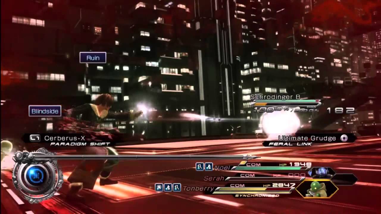 Final Fantasy XIII-2 - PSSR - Proto-behemoth & Schrodinger x2