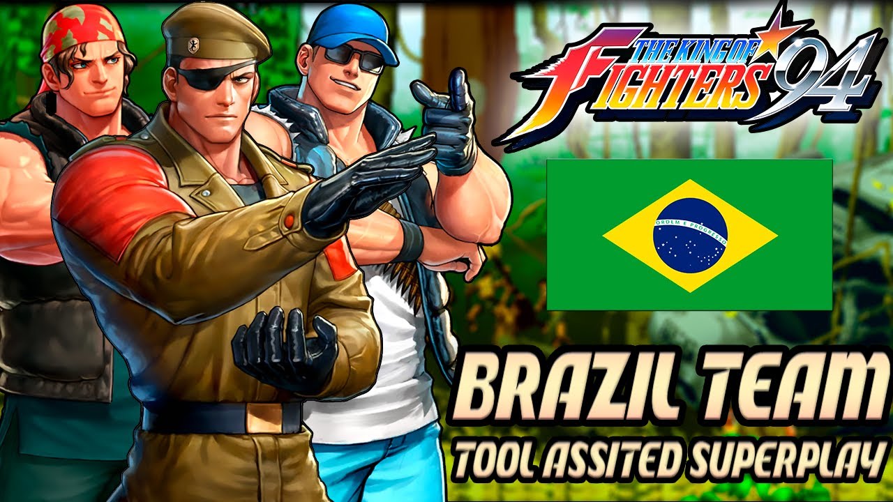 【TAS】THE KING OF FIGHTERS '94 - IKARI WARRIORS TEAM/BRAZIL TEAM - HEIDERN - RALF JONES - CLARK STILL