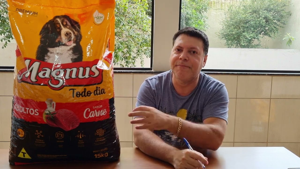 conhecendo a ração magnus todo dia !!