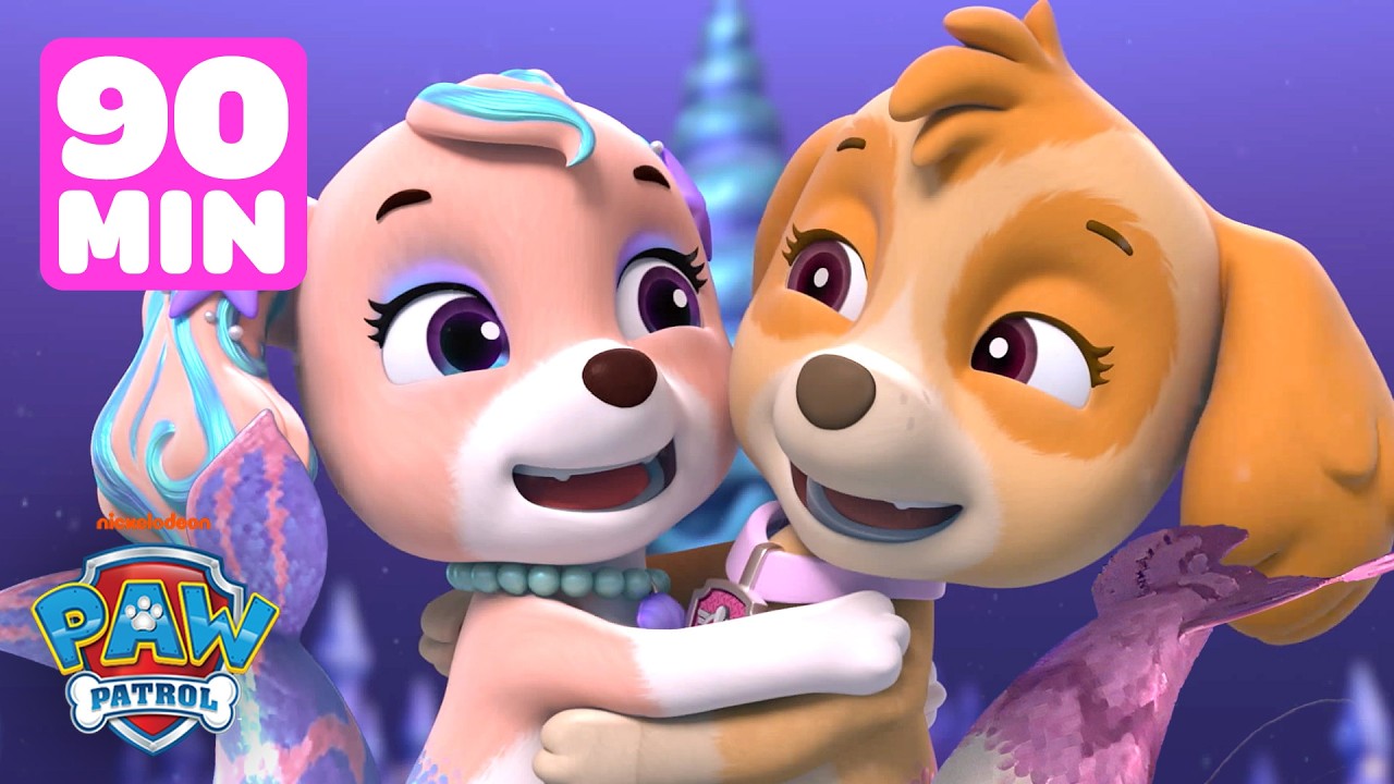Mermaid Rescues w/ Mer-Pup Skye! #2 | PAW Patrol Underwater Adventures! 🧜&zwj;♀️ | Skye & Friends