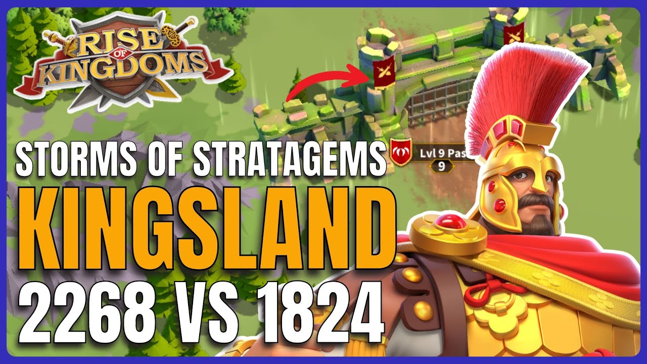 EXPERTISED Belisarius Prime KINGSLAND Fight! (2268 VS 1824/1900) Rise of Kingdoms