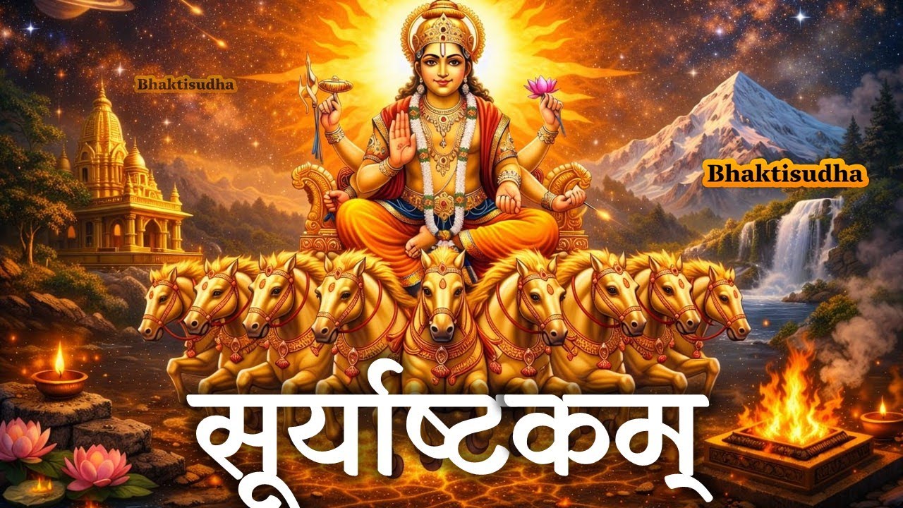 सूर्य अष्टकम | Surya Ashtakam lyrics | Ratha Saptami song | रथ सप्तमी | Suryaashtakam | Ashtak