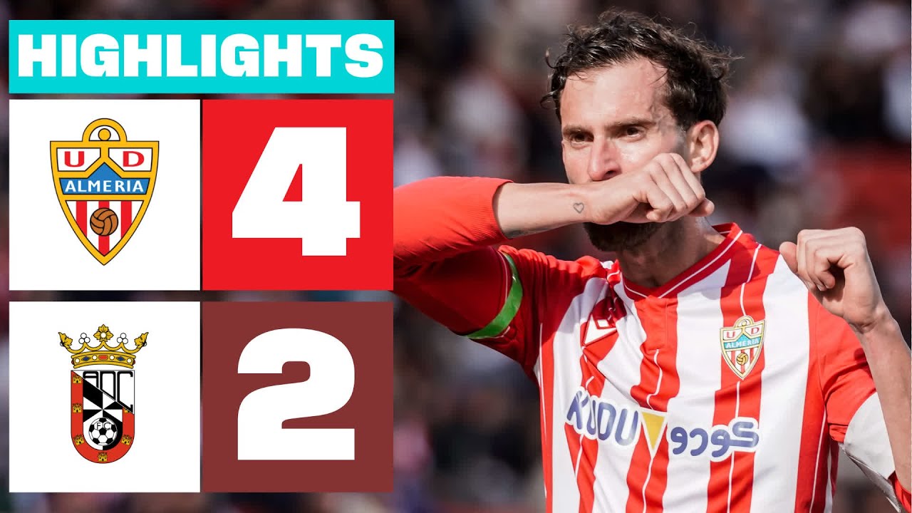 UD ALMERÍA 4 - 2 AD CEUTA FC | RESUMEN LALIGA HYPERMOTION