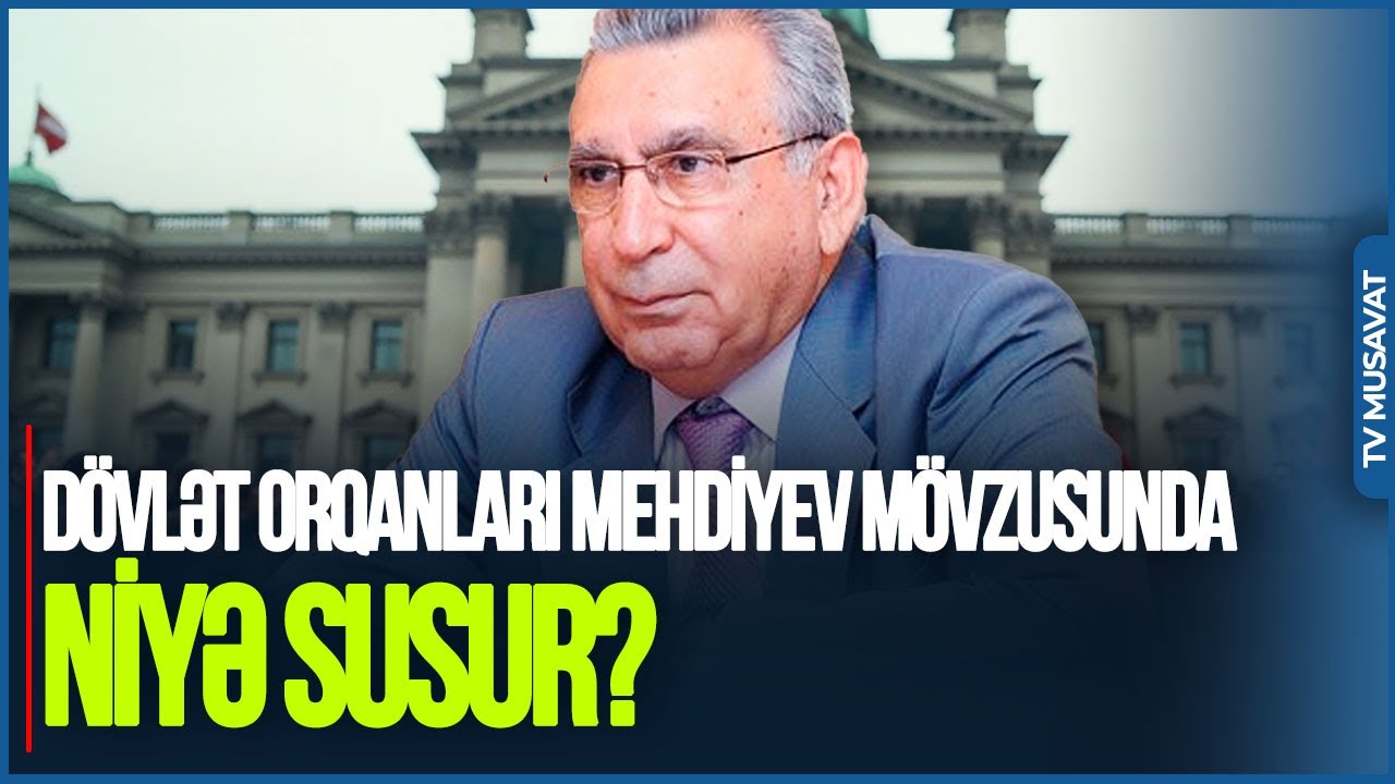 Dövlət orqanları Mehdiyev mövzusunda niyə SUSUR? - Elçin Alıoğludan ŞOK AÇIQLAMA