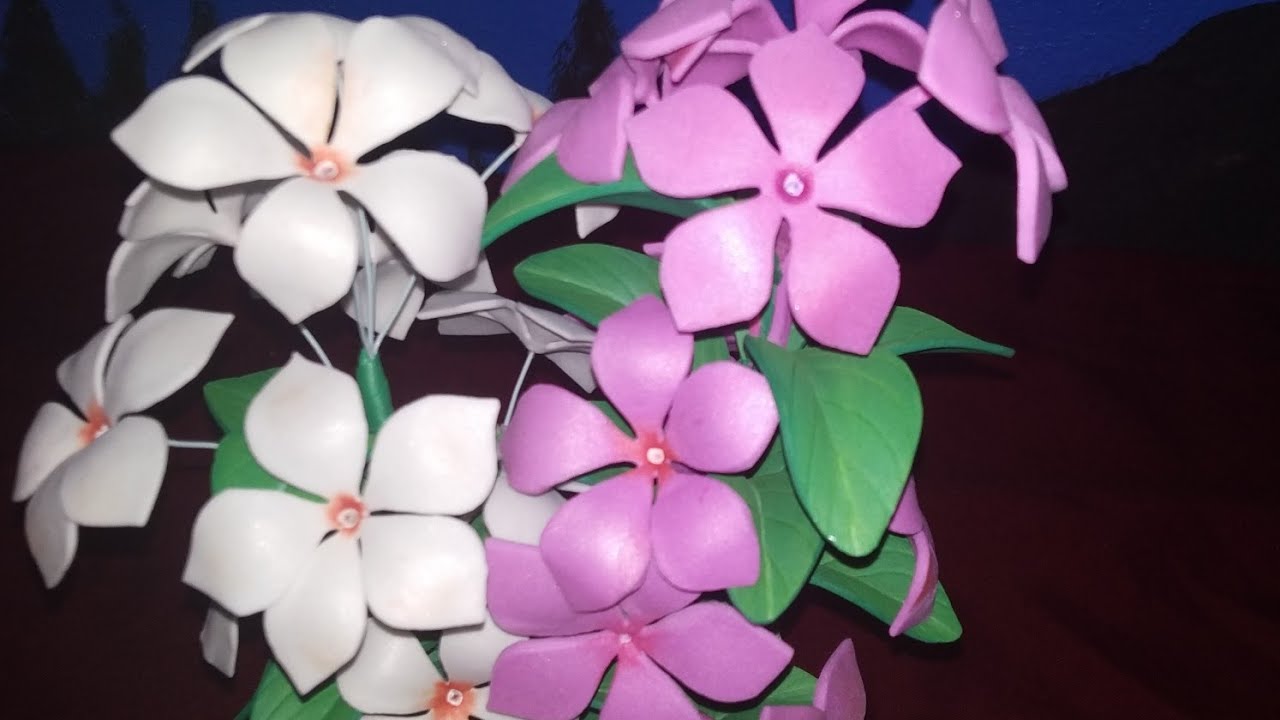 Como fazer uma flor com  nome Maria sem vergonha