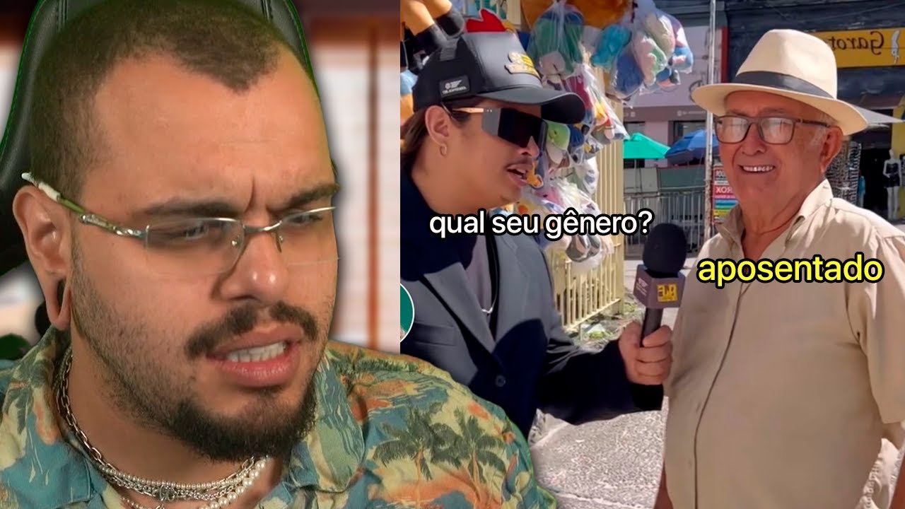 perguntando pra idosos com qual gênero eles se identificam