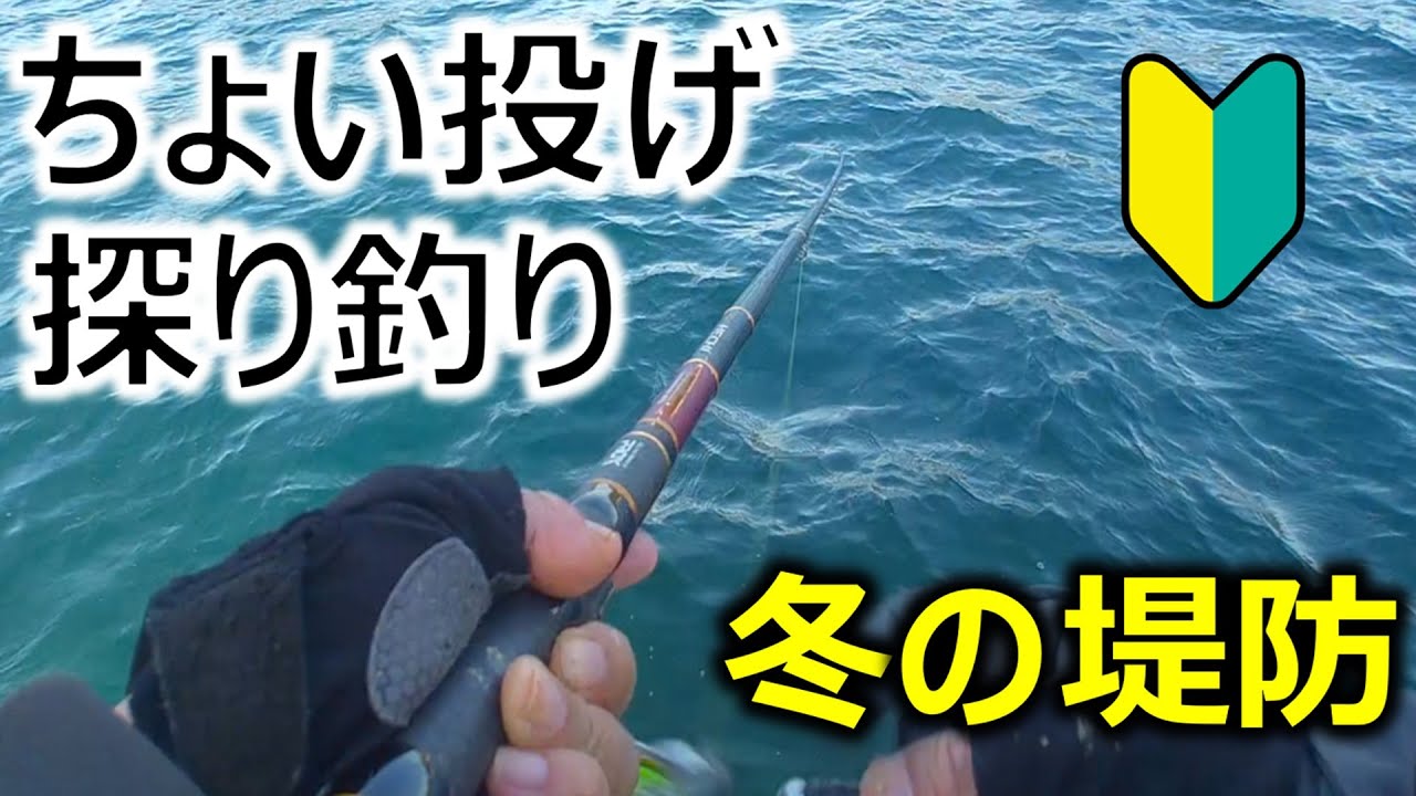 【堤防ちょいなげ】冬の探り釣り
