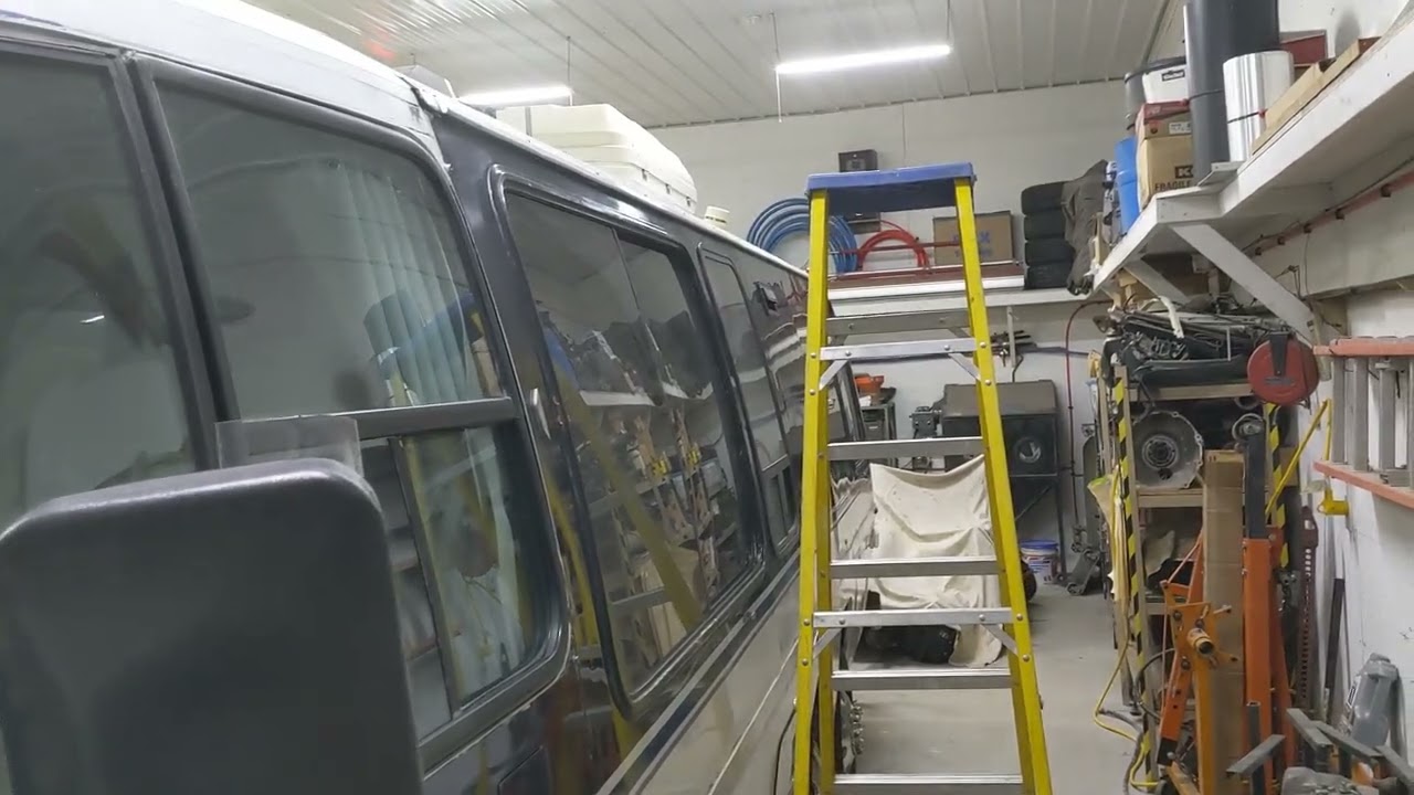 GMC Motorhome 252 (drip rails 11 going back together)