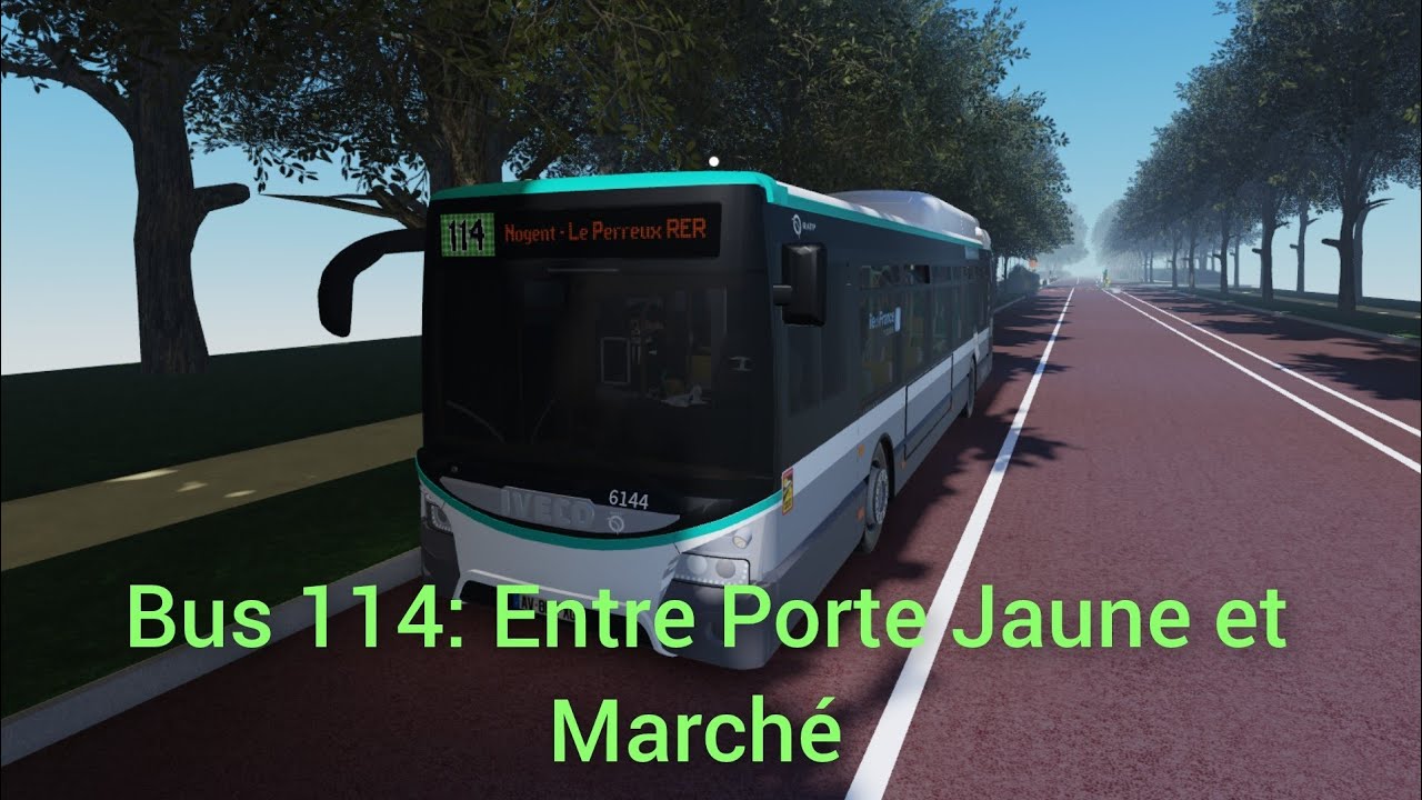 Bus 114: Entre Porte Jaune et Marché