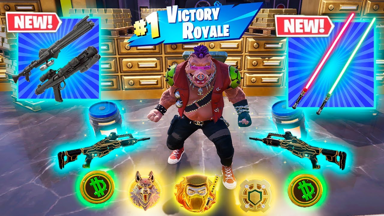 BEBOP vs EXOTIC GUNS 5 NEW MEDALLIONS & MYTHIC’S CHALLENGE (NEW! Fortnite Chapter 6 Season 2
