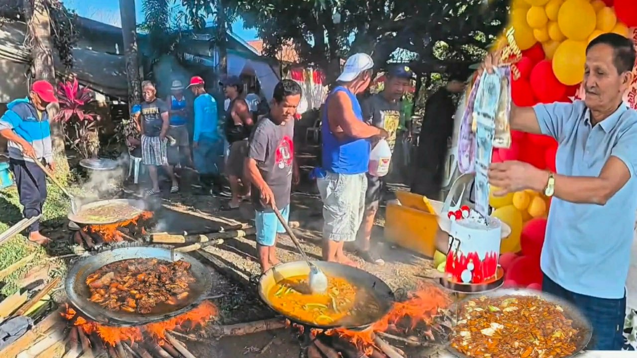 Tatlong Baboy, Isang kambing ,  Manok | Cooking 13 Filipino style recipe for Birthday Celebration