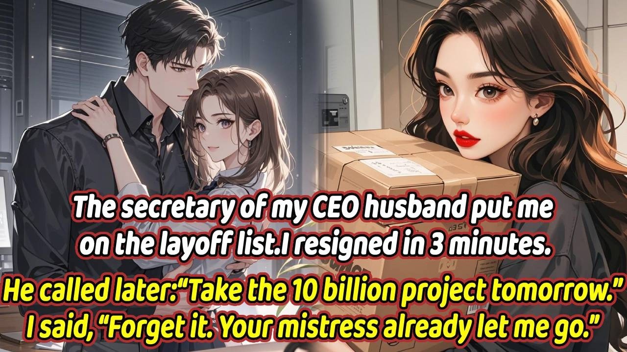 The secretary of my CEO husband put me on the layoff list.I resigned in 3 minutes...