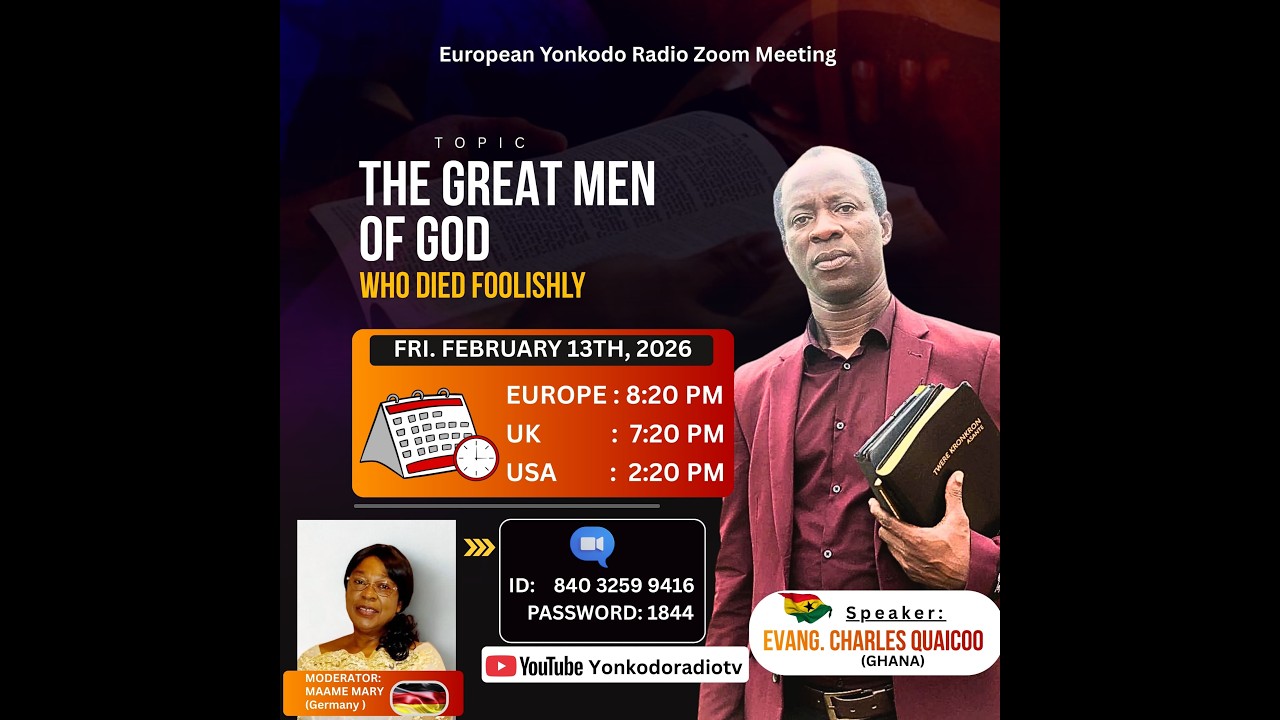 FRIDAY SPECIAL/|LED by EVANGELIST CHARLES QUAICOE[GHANA]||FEB-13-26.EUROPEAN CONFERENCE LINE