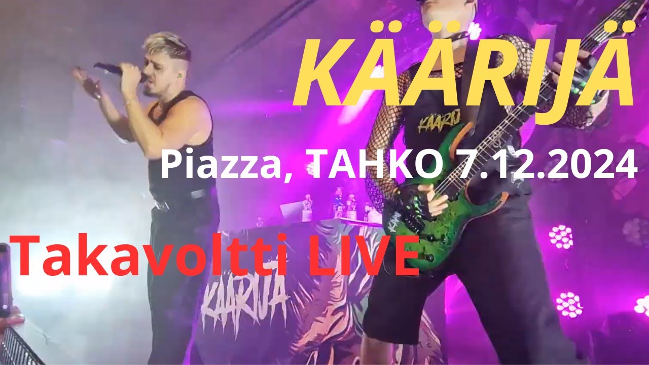 Käärijä - Takavoltti (Live @Tahko, Nilsiä @Piazza 7.12.2024)