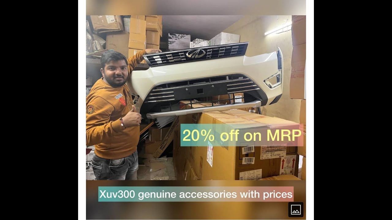 @MahindraXUV300 Xuv300 new genuine accessories with price update