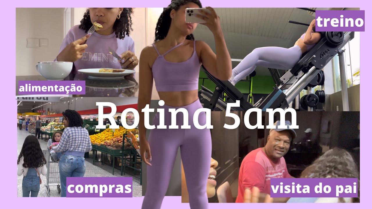Acordando as 5AM, alimentação saudável diária, rotina e vou fazer uma cirurgia