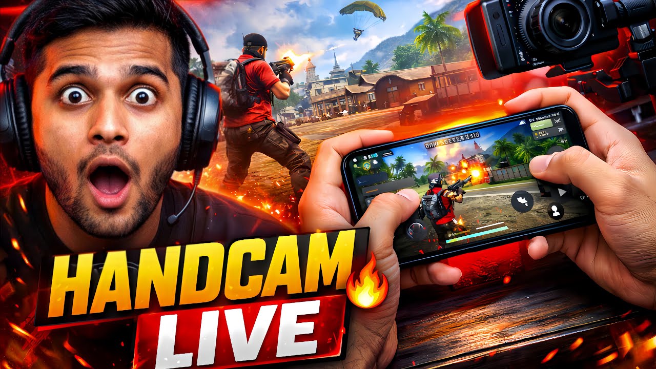 FREE FIRE HANDCAM LIVE 🔥 Real Gameplay | Bangla Bhai FF  #FreeFireLive #HandcamLive #FreeFireHandcam