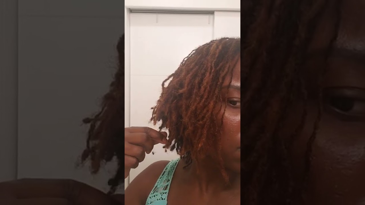 Do this not that when you see the balls in your locs🤔 #shorts #microlocs