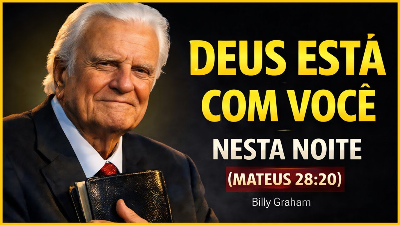 SE SEU CORAÇÃO ESTÁ FERIDO, DEUS ESTÁ TE CURANDO AGORA - SALMO 147:3 | Billy Graham
