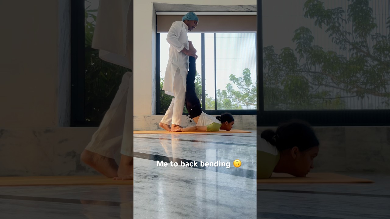 Back bending practice 